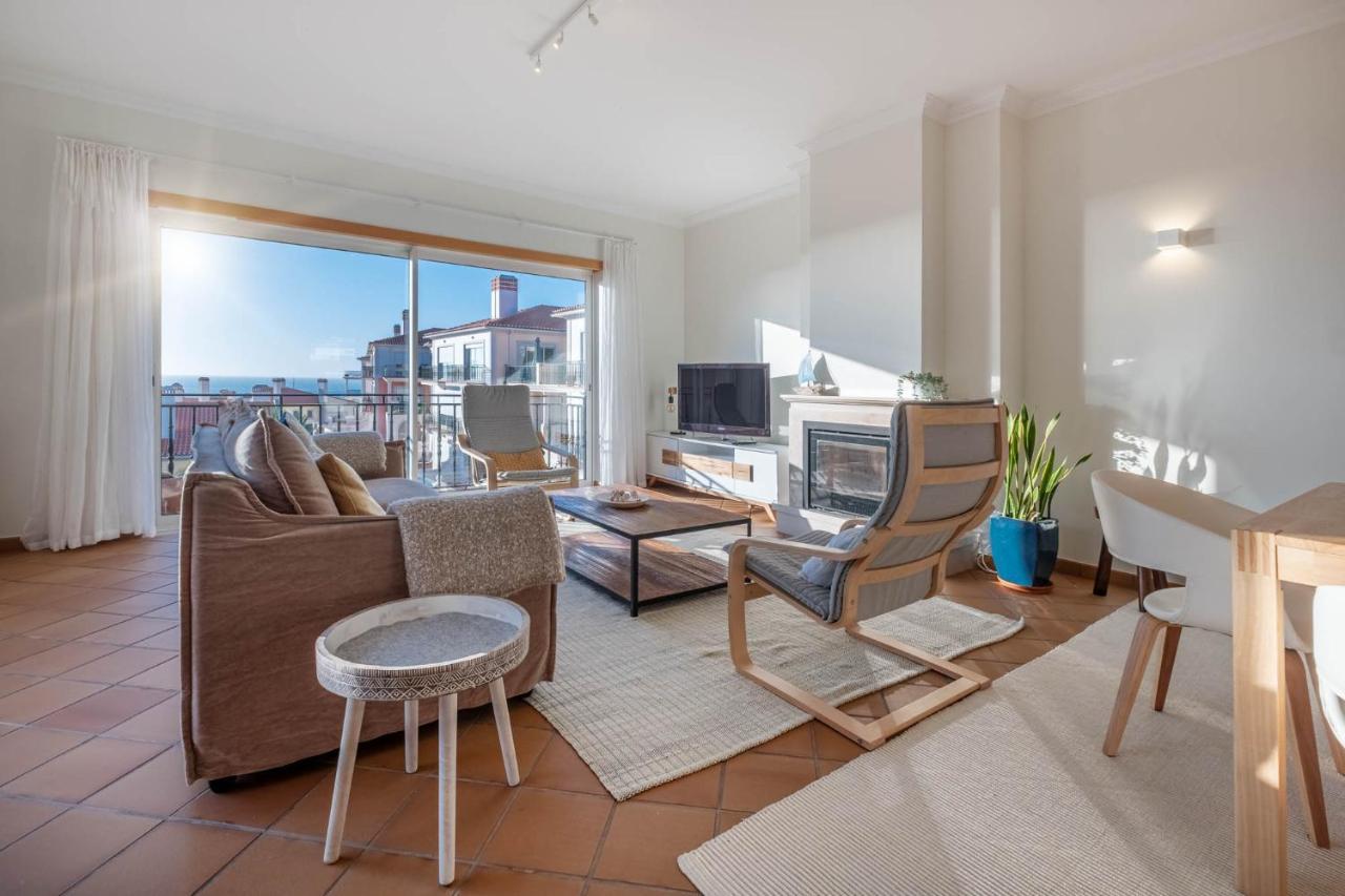 Stunning Sea View Apartment Praia D'El Rey Praia del Rei Luaran gambar
