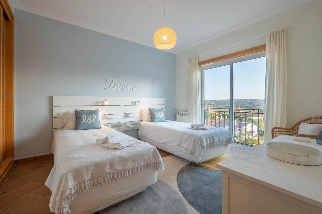Stunning Sea View Apartment Praia D'El Rey Praia del Rei Luaran gambar